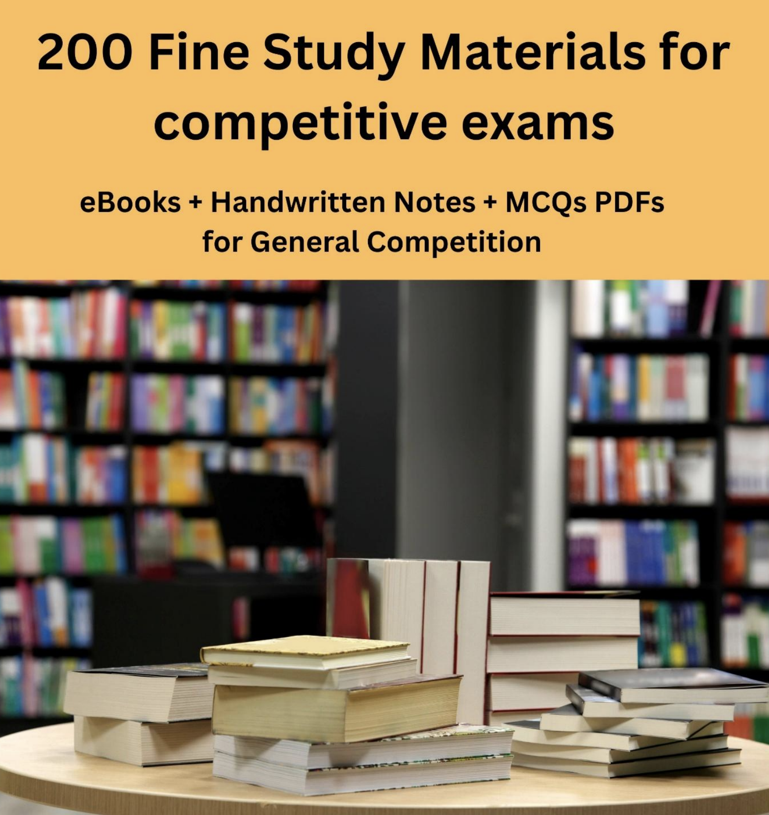 200 best study materials for competitive exams cover